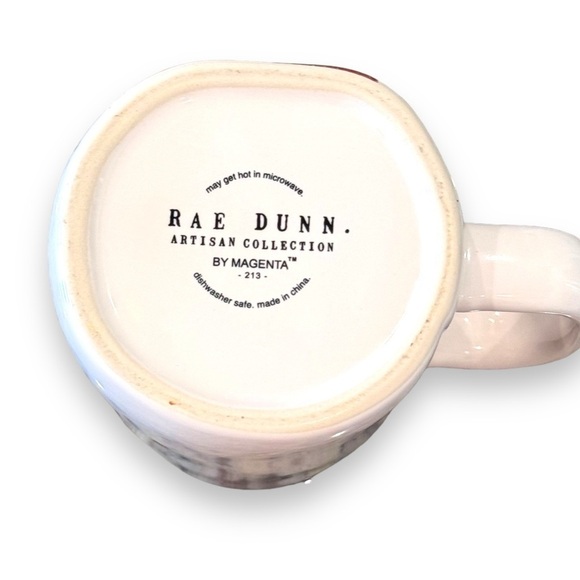 Rae Dunn “HO HO HO” Christmas Pug 16 oz Mug - Picture 4 of 4